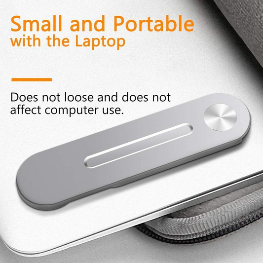 Magnetic Laptop Phone Holder – Rotatable Side Mount Clip for Dual Screen Viewing