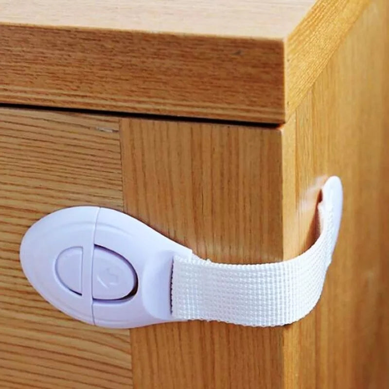 Pack of 5 Baby Safety Locks – Child Proof Cabinet, Drawer, Fridge & Cupboard Locks