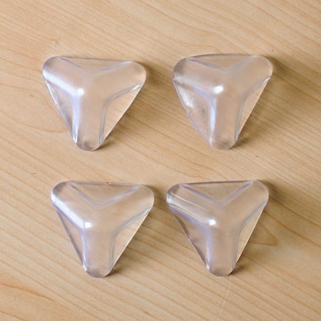 Triangular Baby Safety Corner Protectors – Soft Anti-Collision Table Edge Guards for Child Protection (Pack of 4)