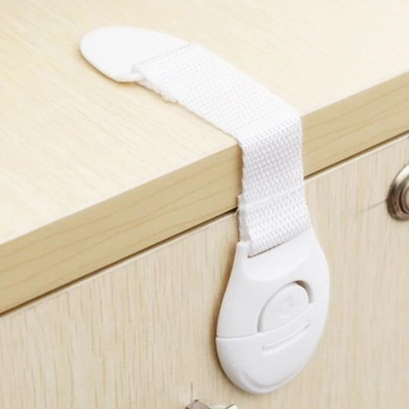 Pack of 5 Baby Safety Locks – Child Proof Cabinet, Drawer, Fridge & Cupboard Locks