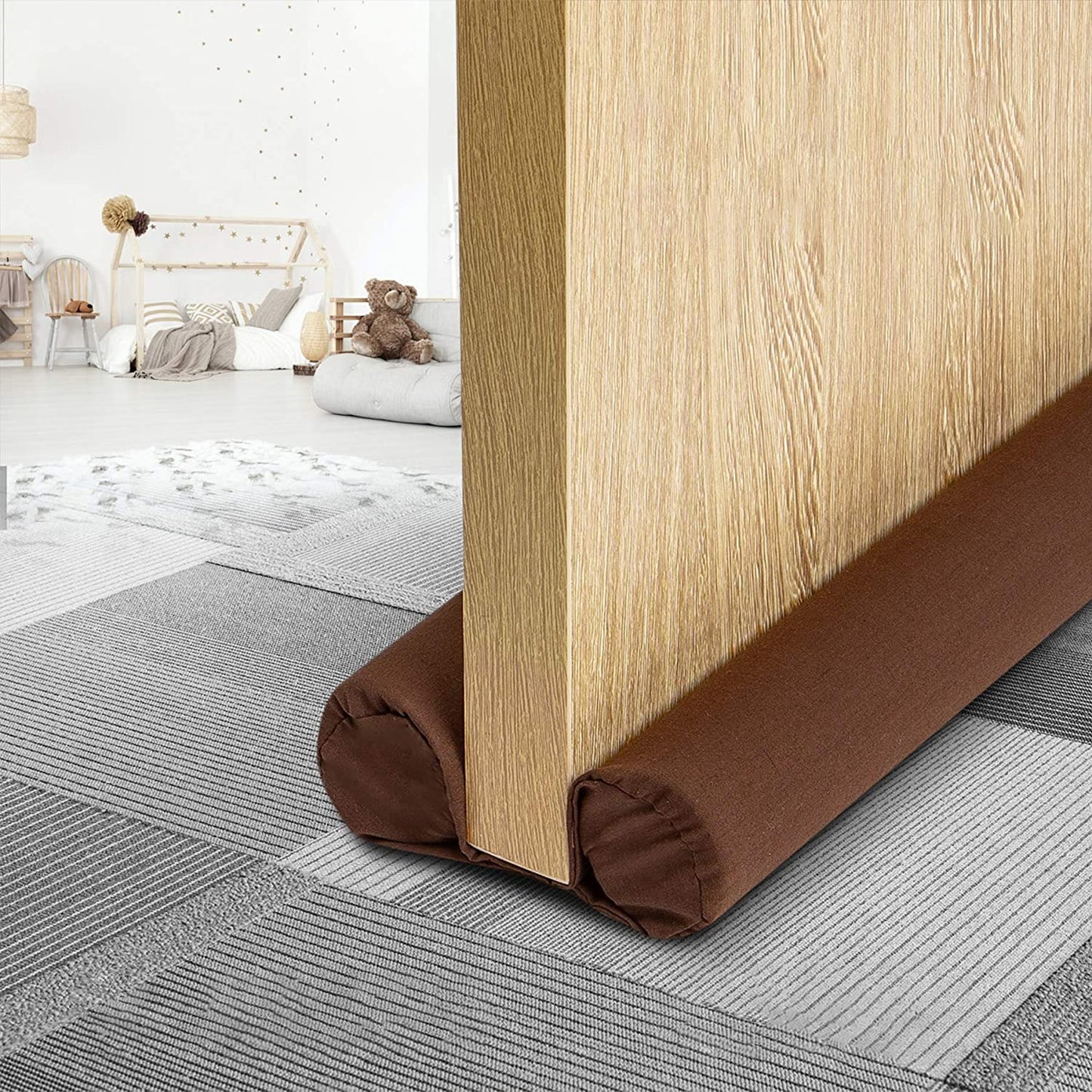 40-Inch Door Draft Stopper – Under Door Dust, Insect & Air Blocker | Noise & Weather Protection Seal